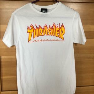 white thrasher t-shirt